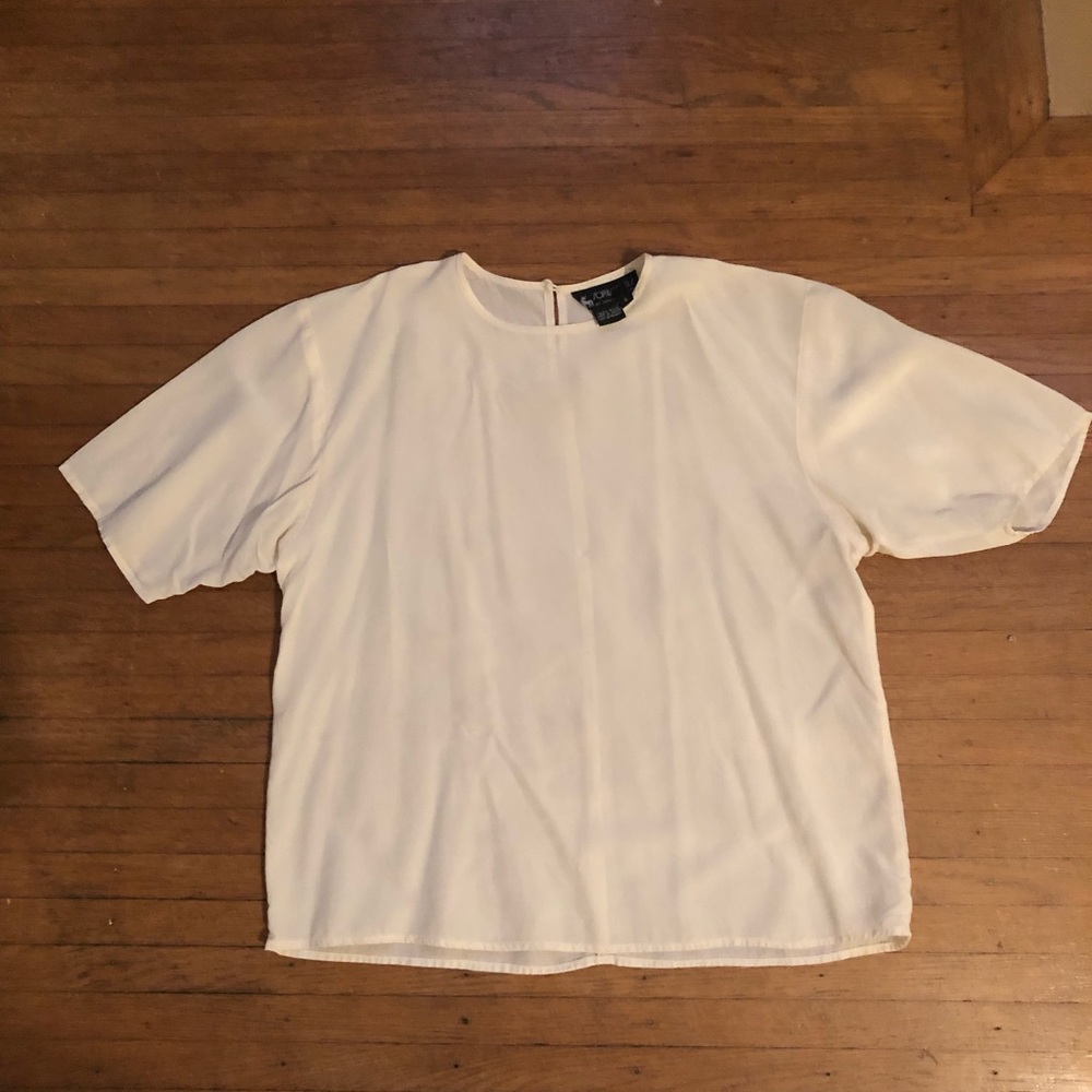 100% Silk Sheer Vintage T-Shirt